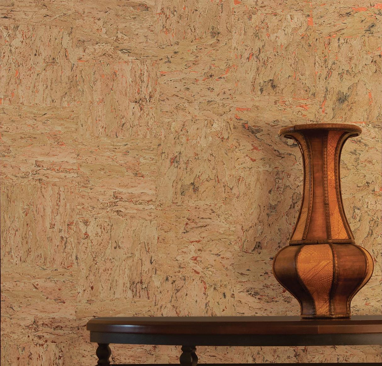 Kenneth James 53-RH1245 Tomoko Light Brown Cork Wallpaper