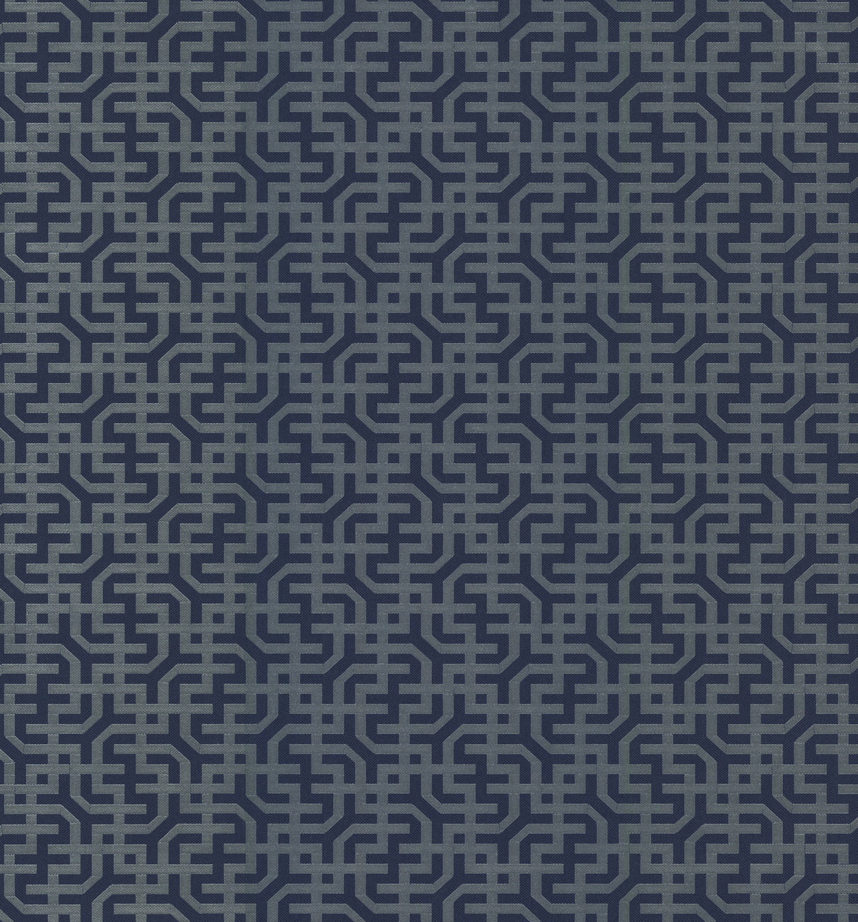 York 5800 Dynastic Lattice Navy Wallpaper
