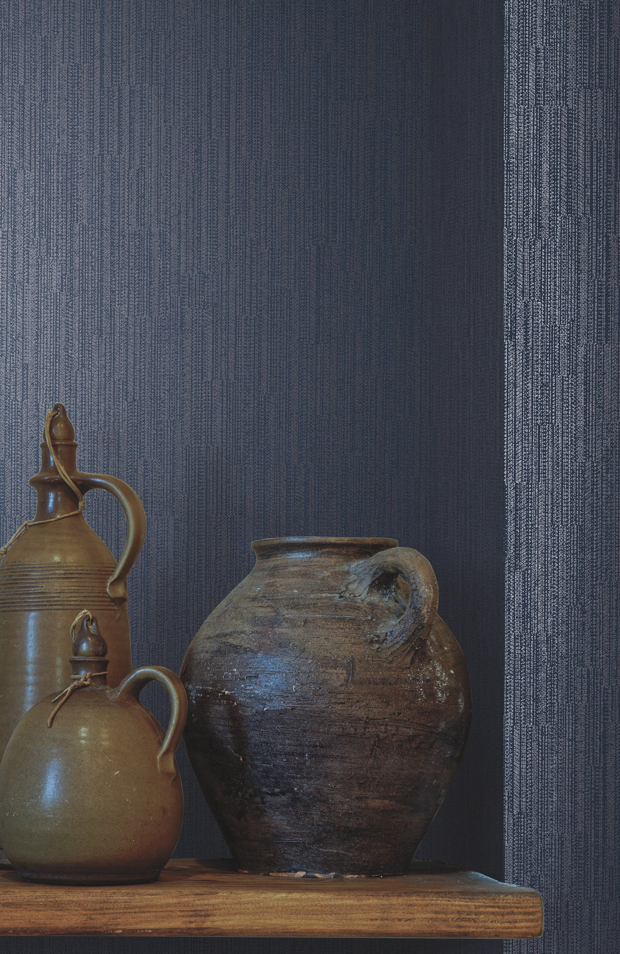 York 5850 Weekender Weave Blue Wallpaper