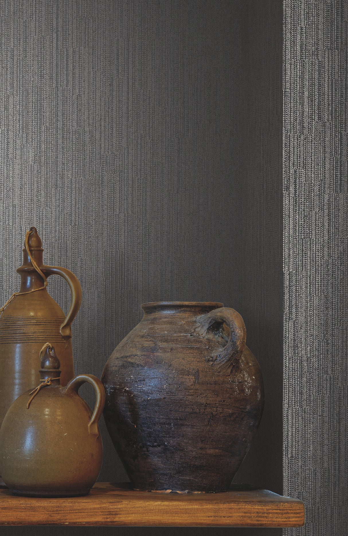 York 5851 Weekender Weave Black Wallpaper