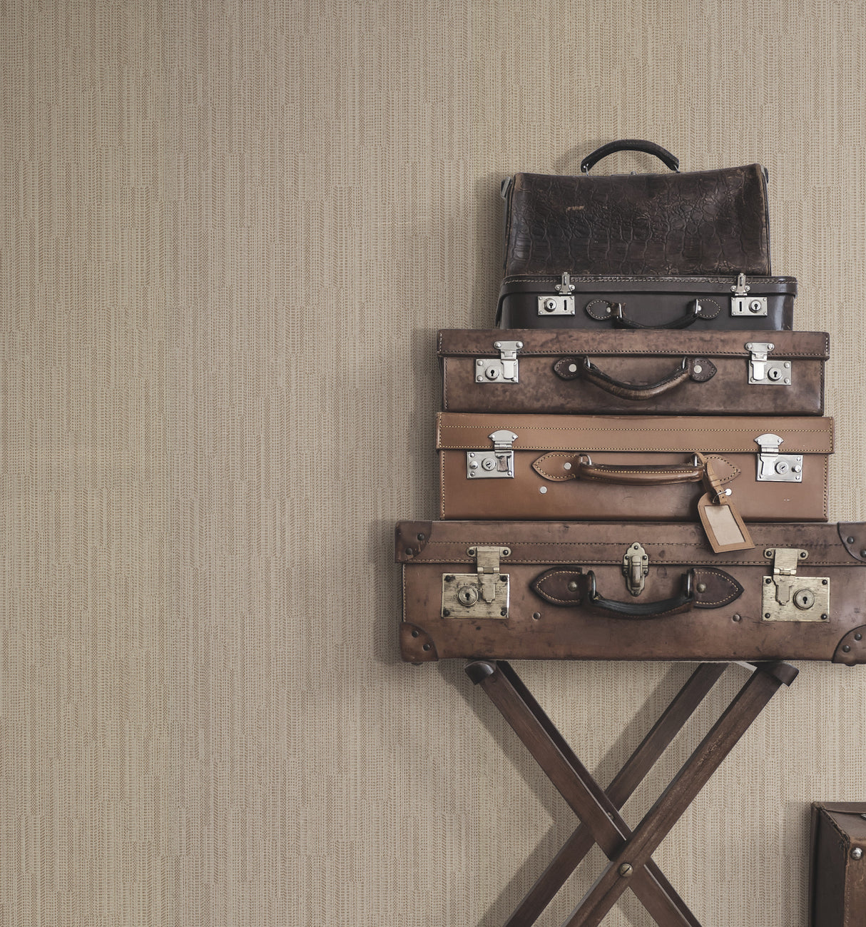 York 5854 Weekender Weave Copper Wallpaper