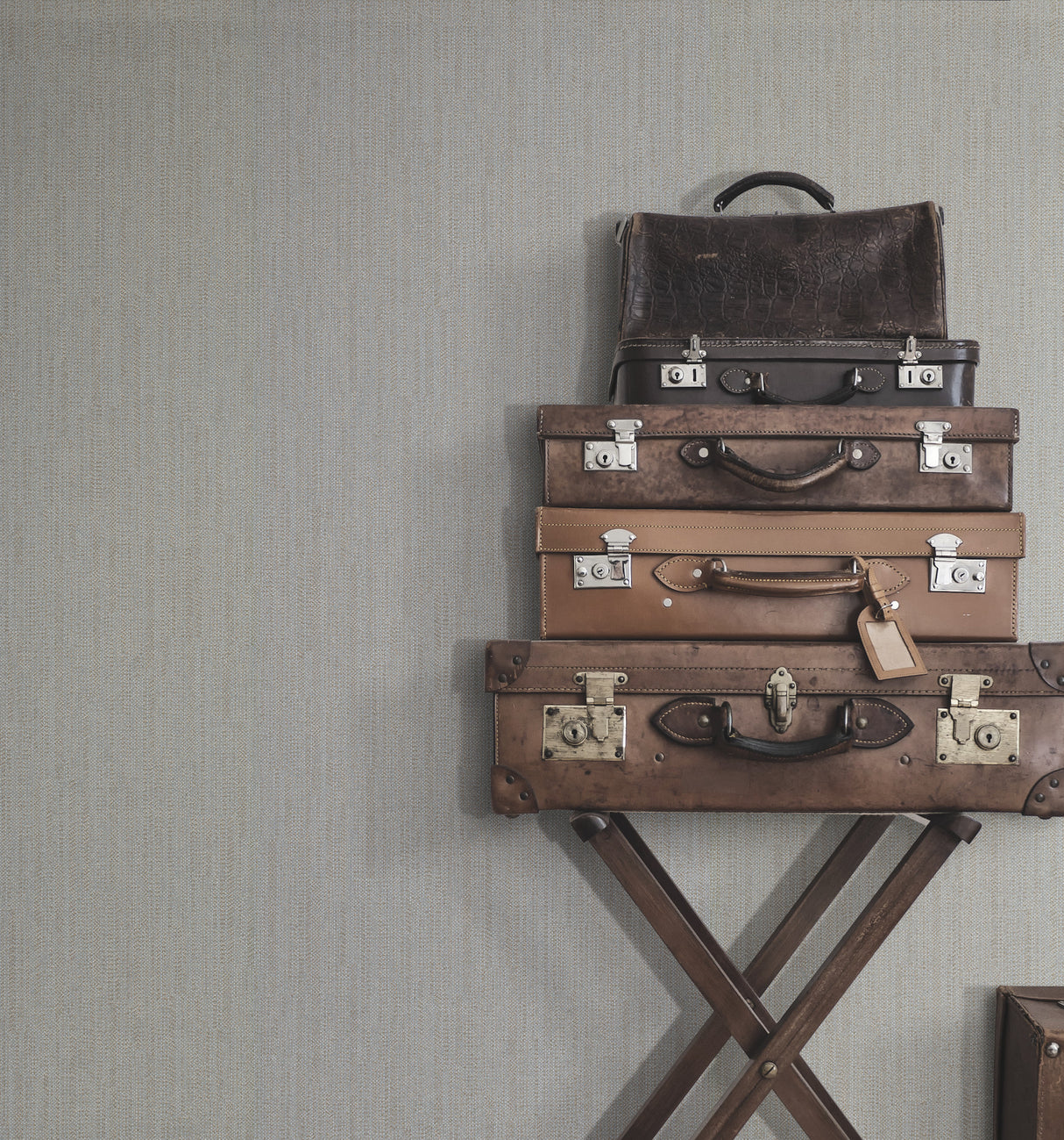 York 5855 Weekender Weave Grey Wallpaper