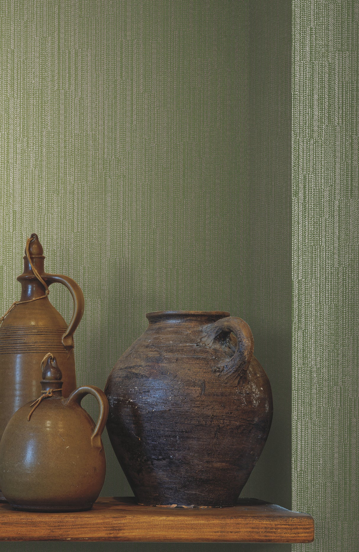 York 5858 Weekender Weave Green Wallpaper