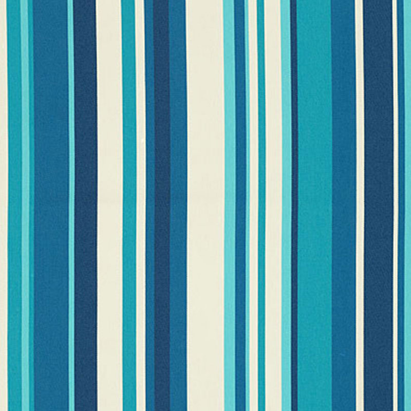 Schumacher Delray Stripe Indoor/Outdoor Marine Fabric