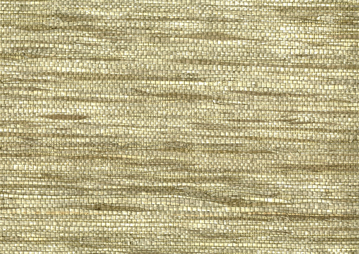Kenneth James 63-54702 Huan Yue Taupe Grasscloth Wallpaper
