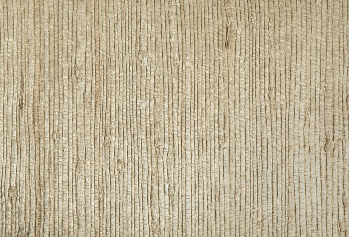 Kenneth James 63-54726 Bing Qing Beige Grasscloth Wallpaper