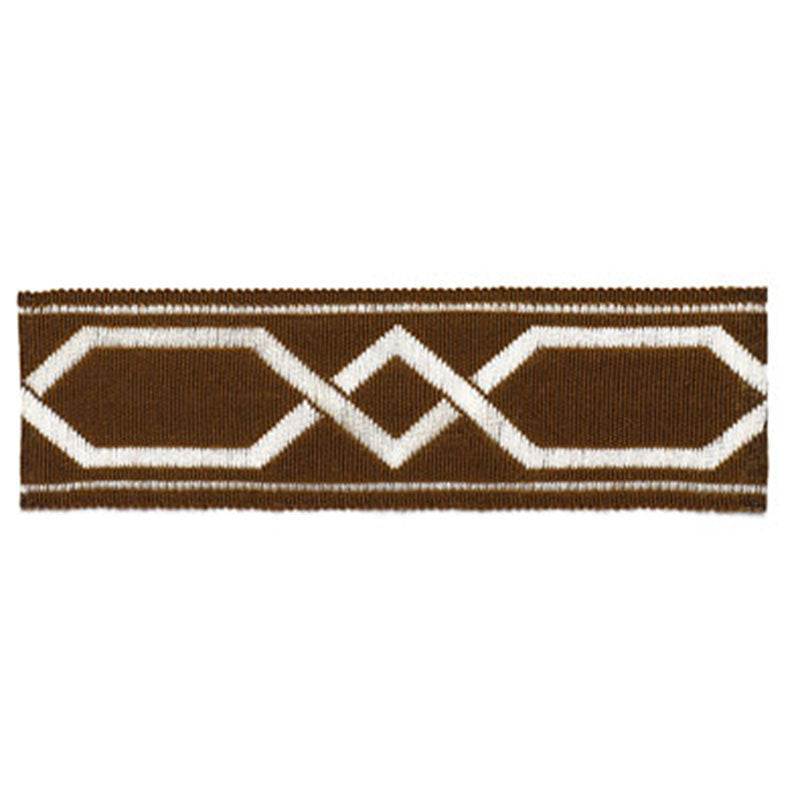 Schumacher 63093 SAINT TROPEZ BRAID in JAVA Trim - PLEIN AIR