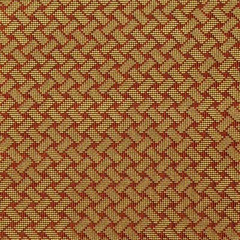 Schumacher 63393 BRISTOL WEAVE ÉPINGLÉ in POMEGRANATE Fabr