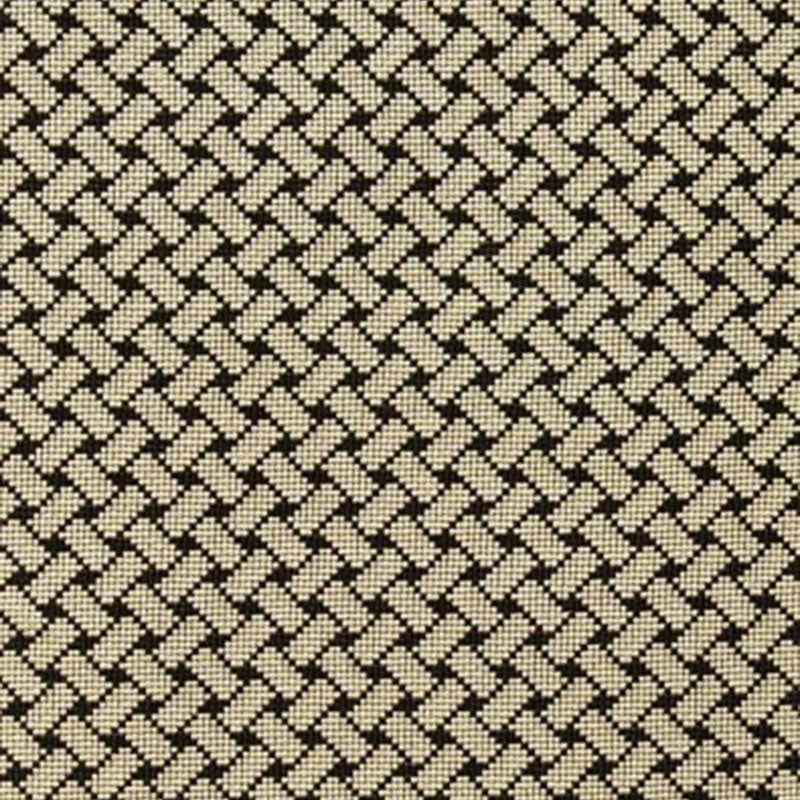 Schumacher Bristol Weave Épinglé Espresso Fabric
