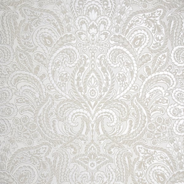 Galerie 64302 Cream Damask - Eade's Wallpaper
