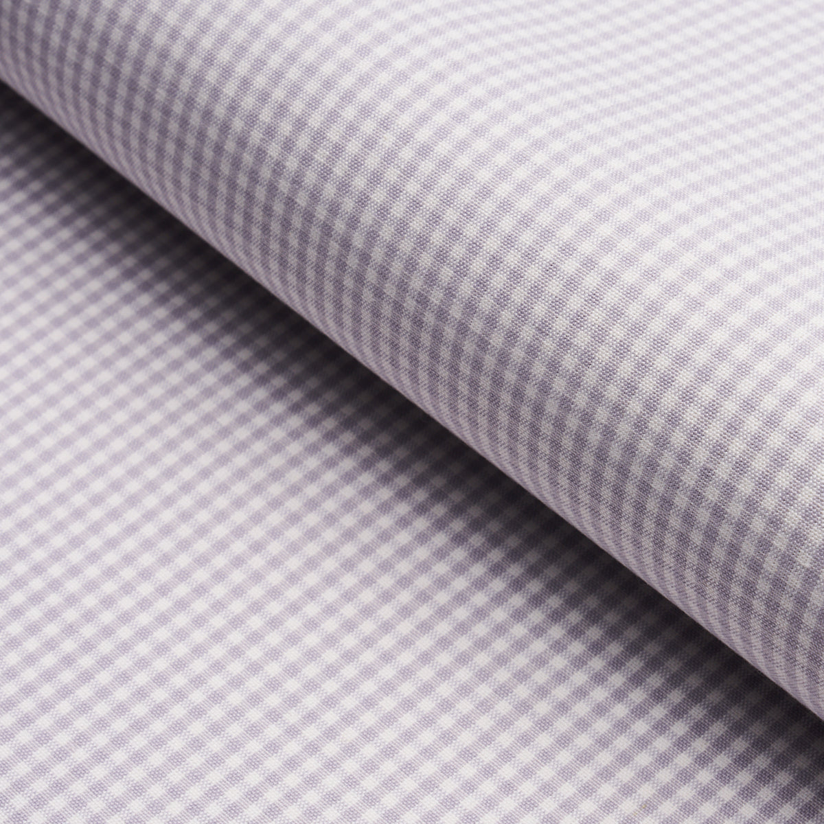 Schumacher 64648 BARNET COTTON CHECK in LILAC Fabric - NEW T