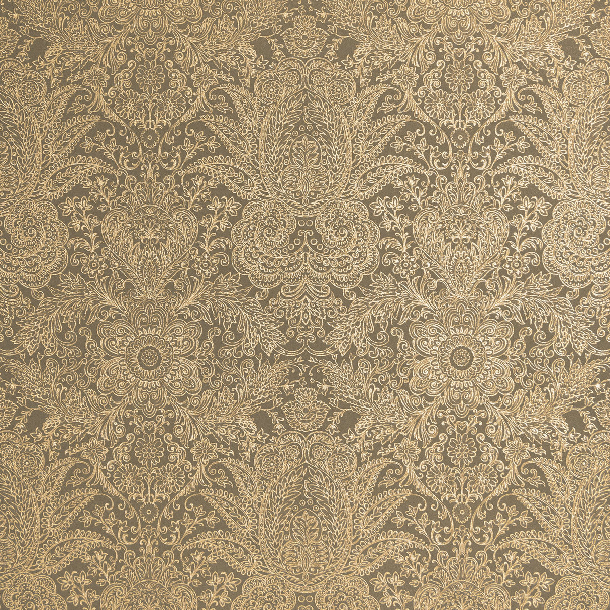 Galerie GH65190-23 Bronze Brown Brocade - Eade's Wallpaper