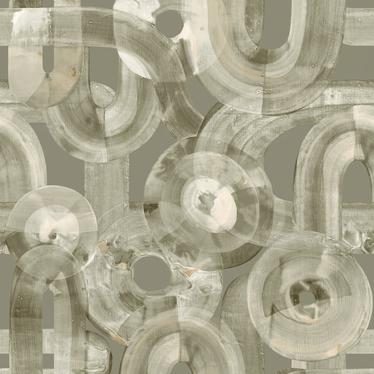 Galerie GH65321-23 Green Brush Dance - Eade's Wallpaper