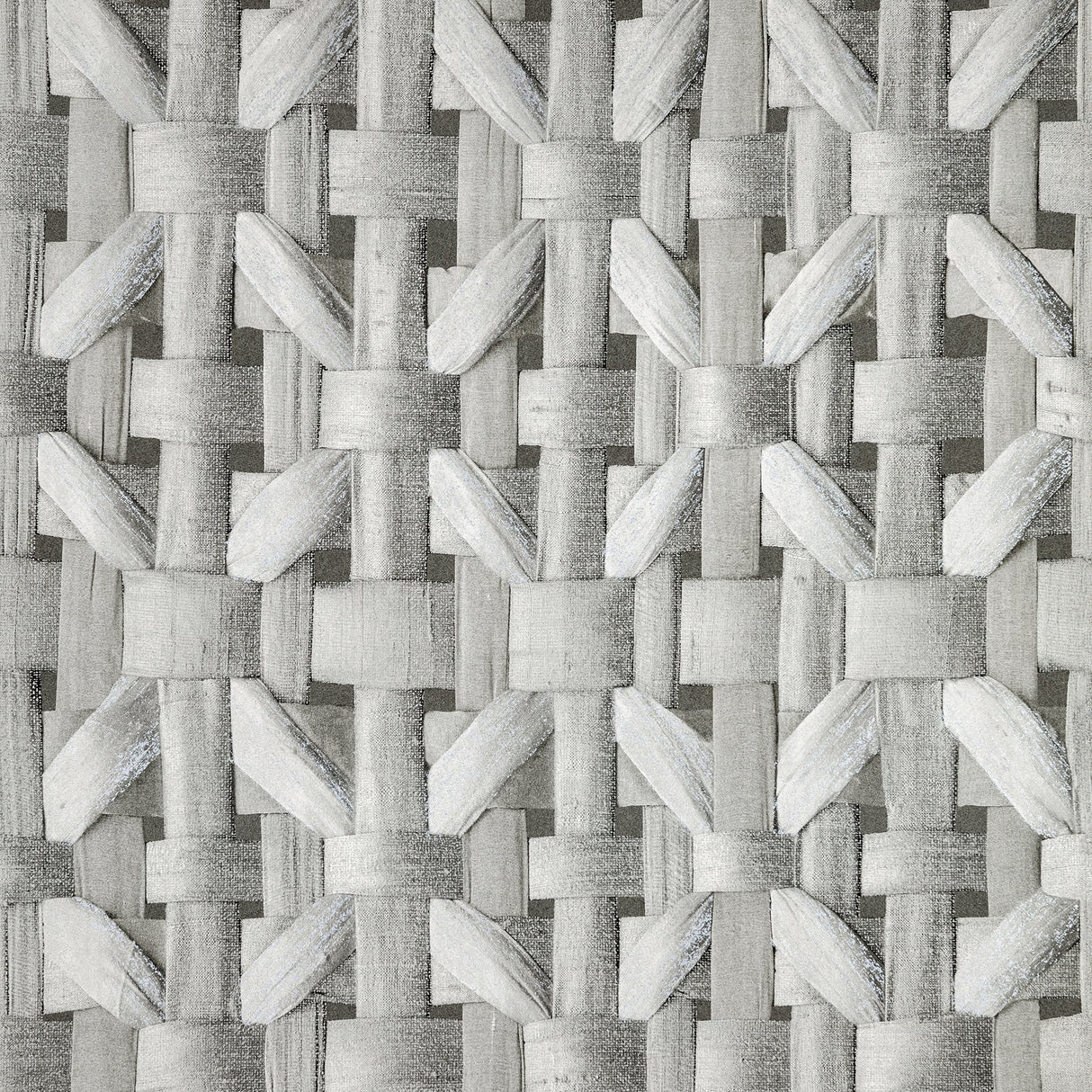 Galerie GH65339-23 Silver Grey Octagonal Honeycomb - Eade's Wallpaper