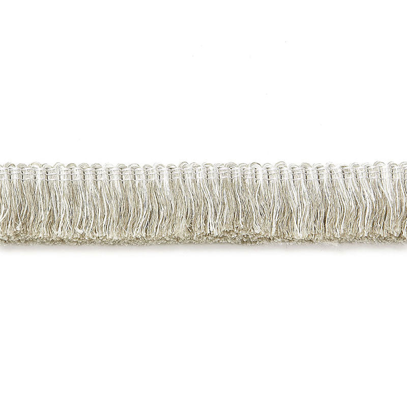 Schumacher 65441 ZOE LINEN RUCHE in FLAX Trim - AU NATUREL