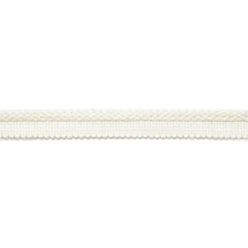 Schumacher 65520 HENRI BRAIDED LIPCORD in BLANC Trim - AU NA