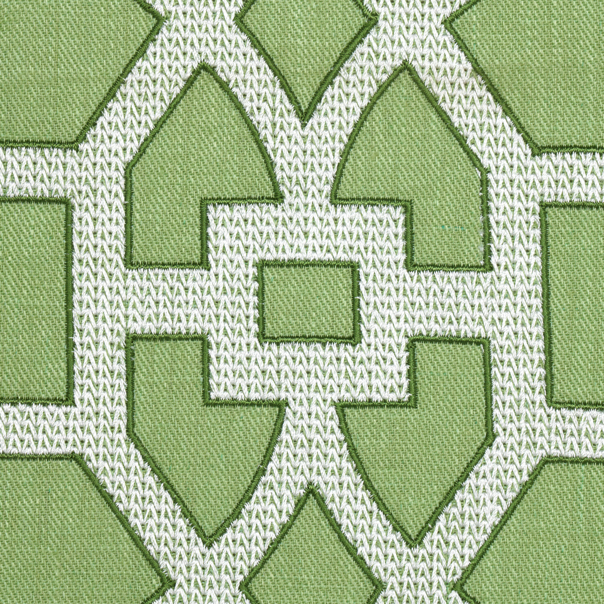 Schumacher 66180 DON'T FRET in LETTUCE Fabric - MARY MCDONAL