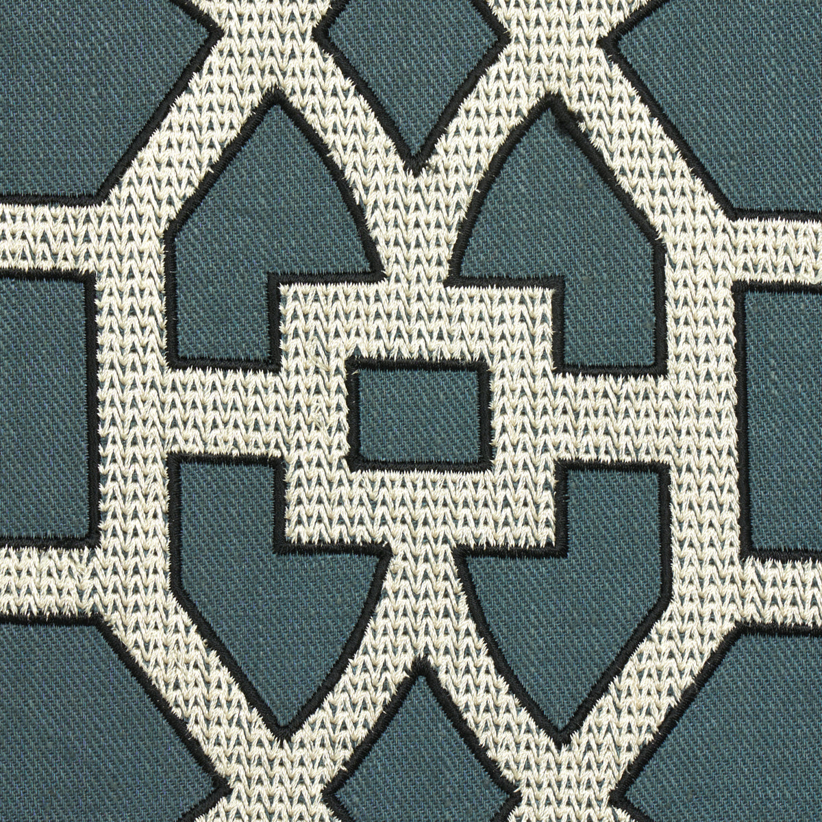 Schumacher 66181 DON'T FRET in BLEU MARINE Fabric - MARY MCD