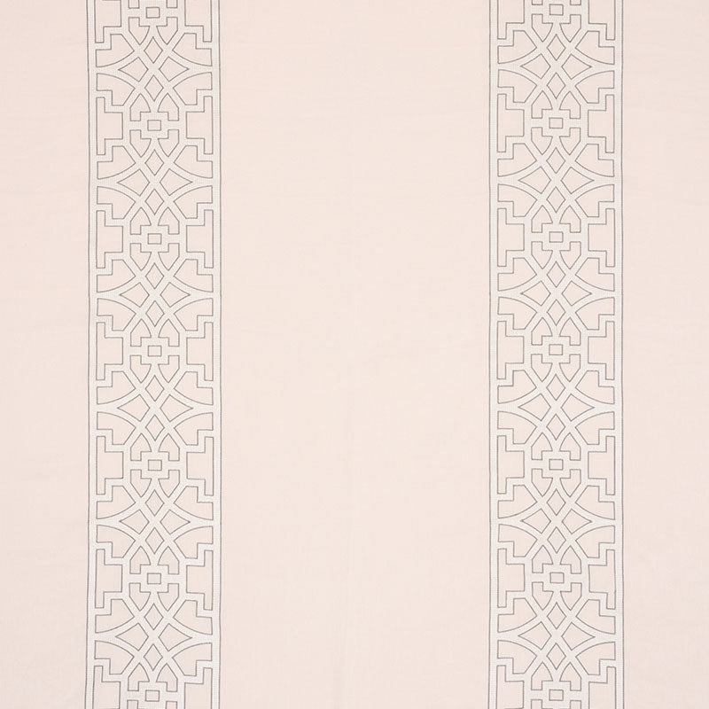 Schumacher 66183 DON'T FRET in BLUSH CONCH Fabric - SHEERS &