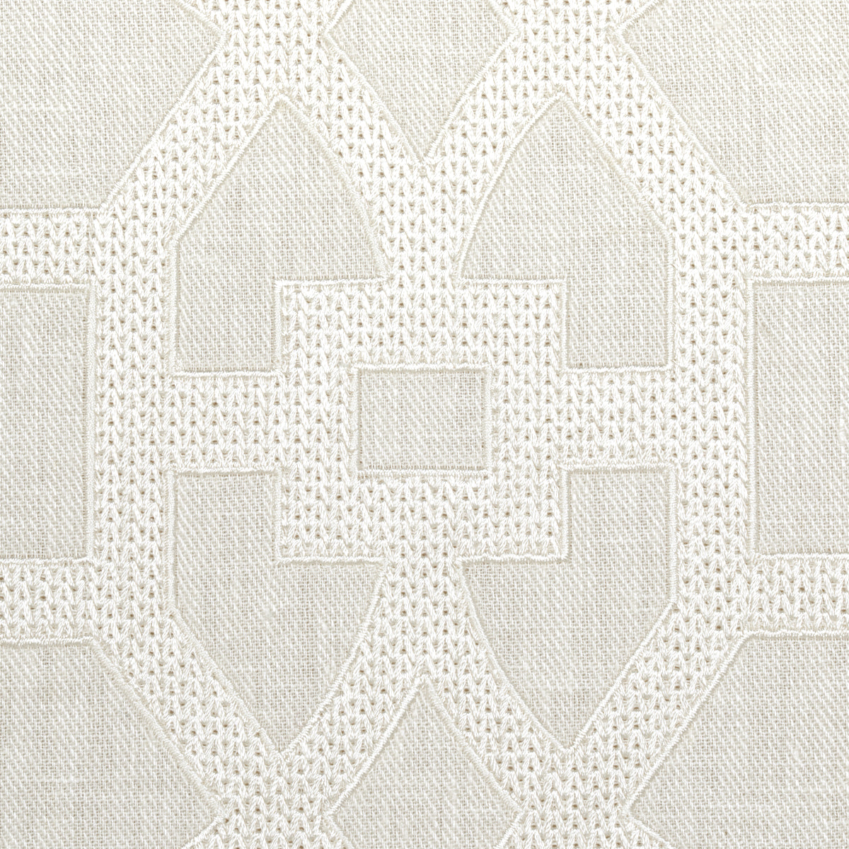 Schumacher 66185 DON'T FRET in IVORY Fabric - MARY MCDONALD