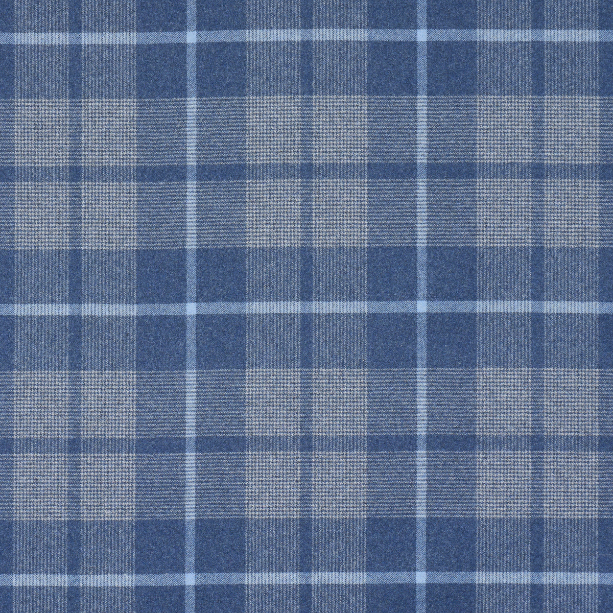 Schumacher 66668 MONTANA WOOL PLAID in SLATE Fabric - A COUN