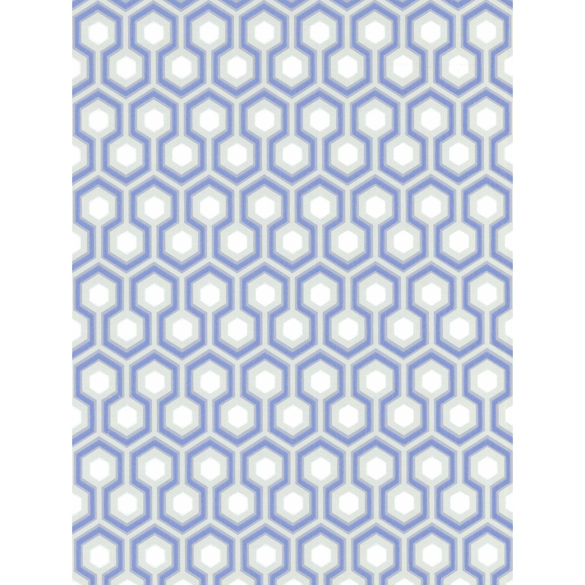 COLE & SON 66/8054.CS.0 HICKS' HEXAGON BLUE/GR Wallpaper - Eade's Wallpaper