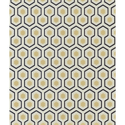 COLE & SON 66/8056.CS.0 HICKS' HEXAGON BLACK/G Wallpaper - Eade's Wallpaper
