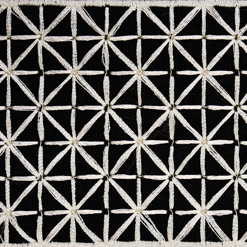 Schumacher 68646 Directoire Tape in BLACK Trim - HAPPY TOGET
