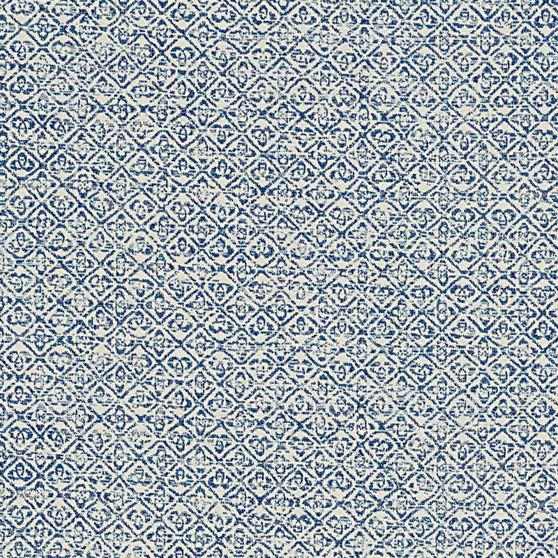 Schumacher 69020 SARONG WEAVE INDOOR/OUTDOOR in INDIGO Fabri