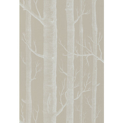 COLE & SON 69/12149.CS.0 WOODS WHITE/TAUPE Wallpaper - Eade's Wallpaper
