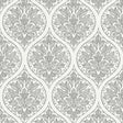 Galerie 7002 Silver Grey Emporium Ogee - Eade's Wallpaper