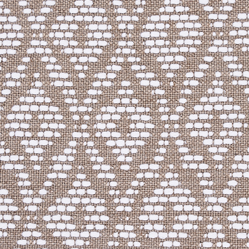 Schumacher 70550 RED HOOK in TAUPE Fabric - ESSENTIALS: SMAL