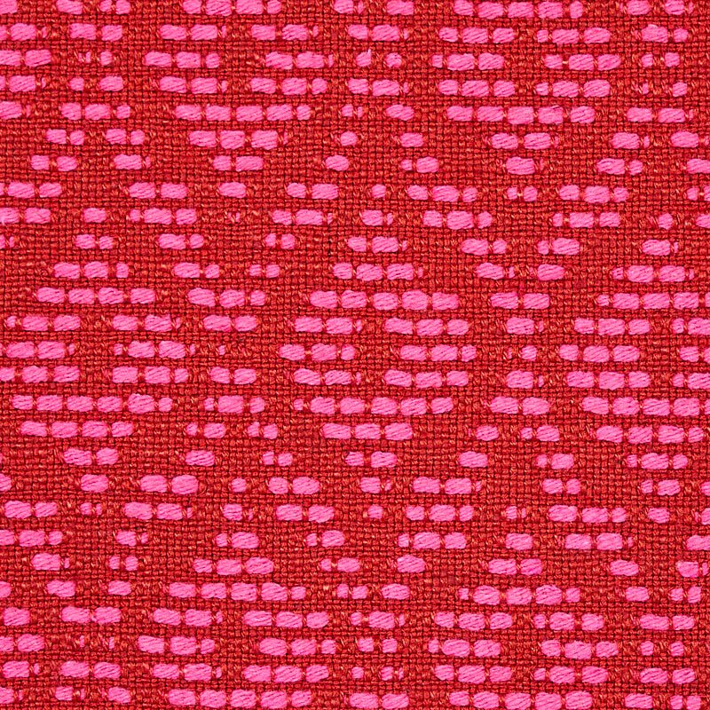 Schumacher 70555 RED HOOK in BERRY Fabric - ESSENTIALS: SMAL