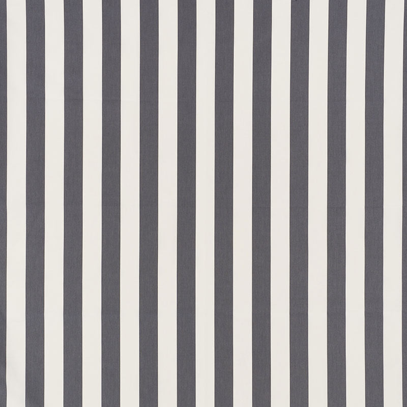 Schumacher 71350 JAMES STRIPE in CHARCOAL Fabric - ESSENTIAL