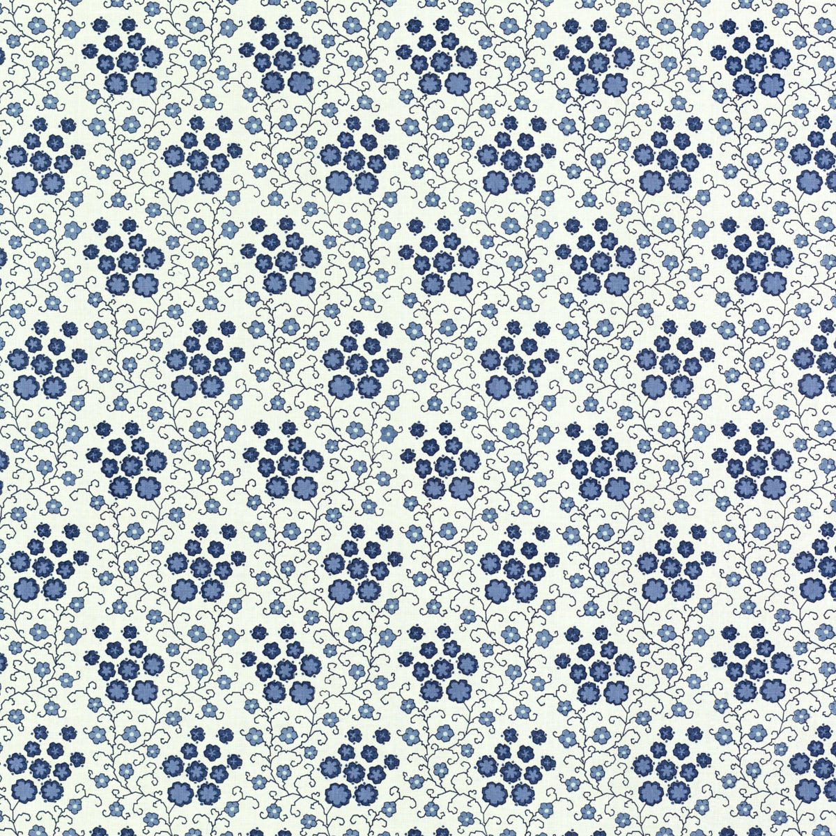 Schumacher 713B39 ZELDA in DELFT Fabric - RAOUL TEXTILES