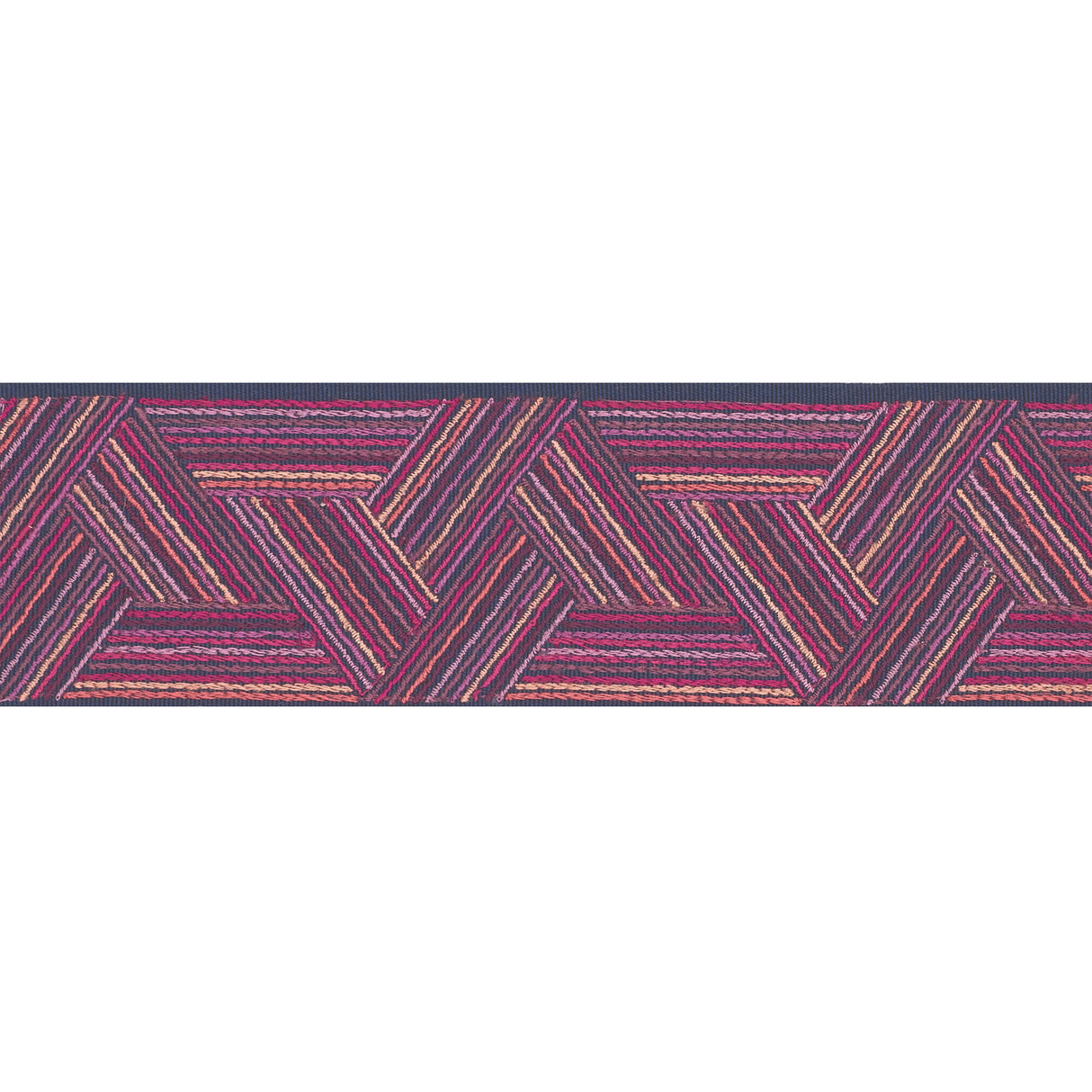 Schumacher 71990 INARA TAPE in BERRY Trim - CARAVANNE