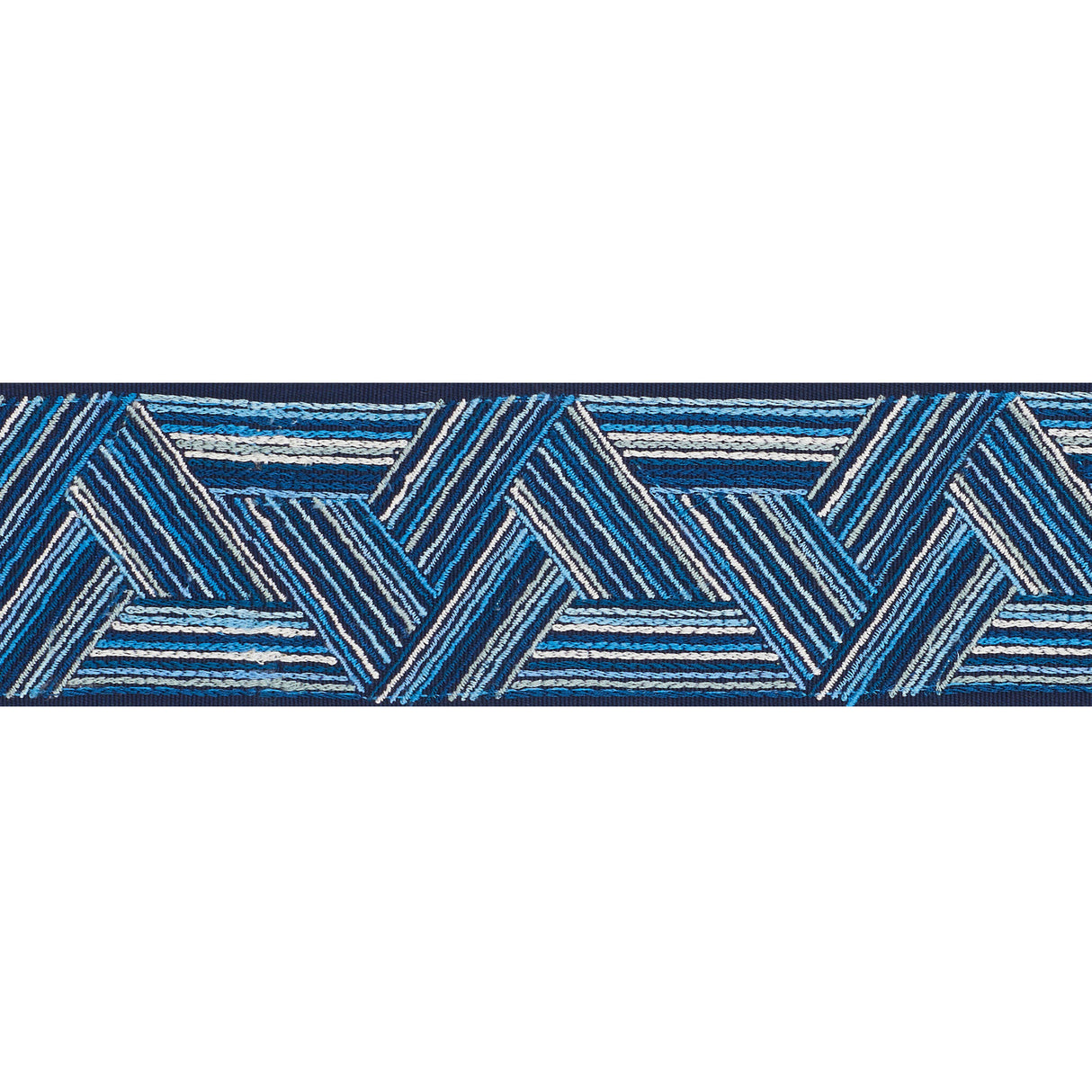 Schumacher 71991 INARA TAPE in BLUES Trim - CARAVANNE