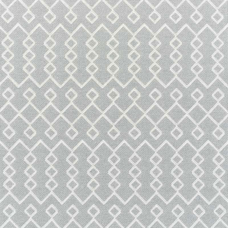 Schumacher 72112 BRICOLETTE in GREY Fabric - ESSENTIALS: MID