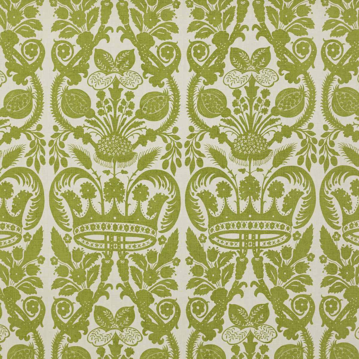 Schumacher 725N50 ROYAL PALM in SPROUT Fabric - RAOUL TEXTIL