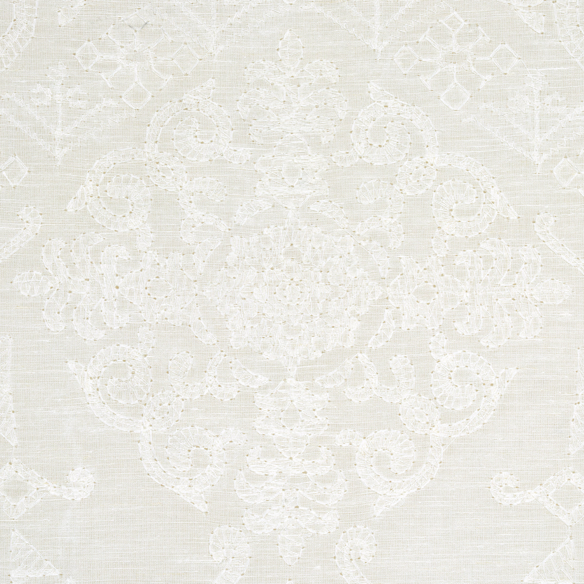 Schumacher 72660 CAMILLA SHEER in IVORY Fabric - SHEERS & CA