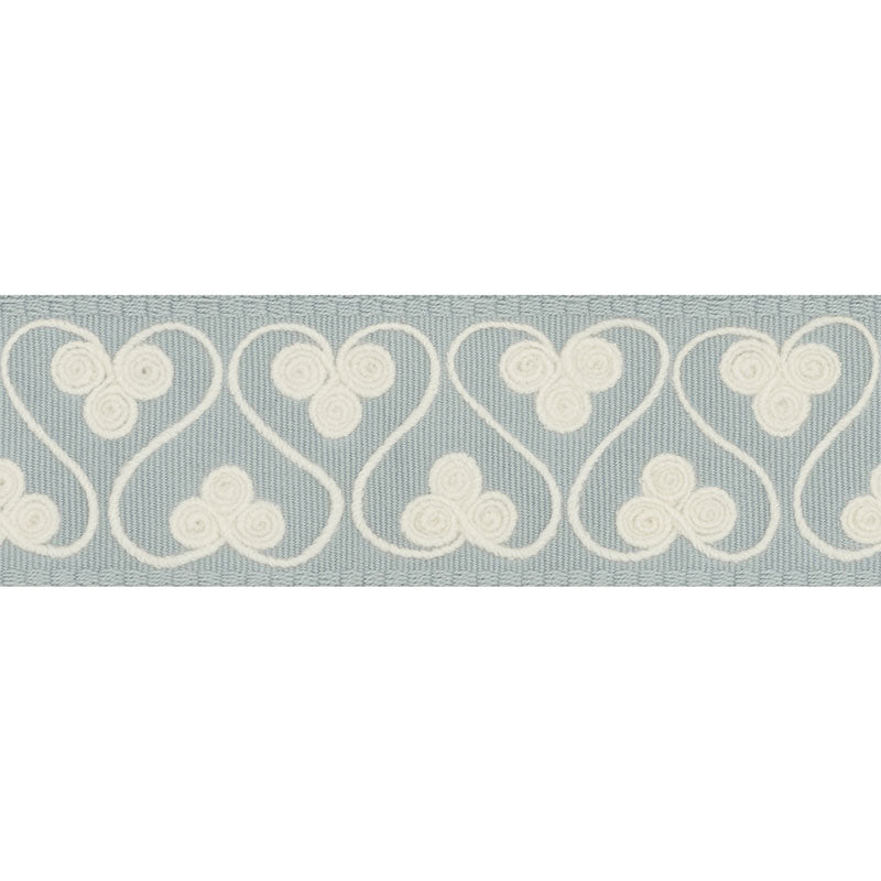 Schumacher 72742 Coquette Tape in SKY Trim - ONCE UPON A TIM