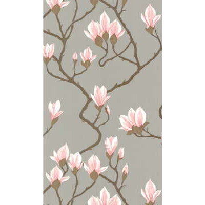 COLE & SON 72/3010.CS.0 MAGNOLIA GREY LUSTRE Wallpaper - Eade's Wallpaper