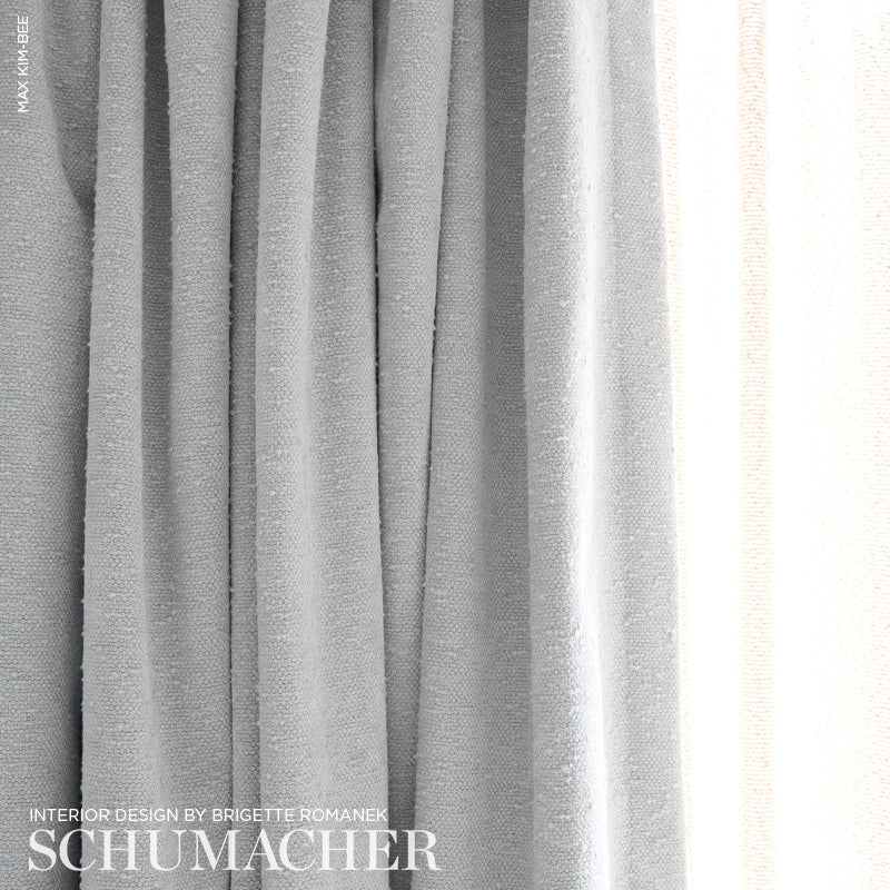 Schumacher 73382 ARTISANAL BOUCLÉ in DOVE Fabric - PERFECT