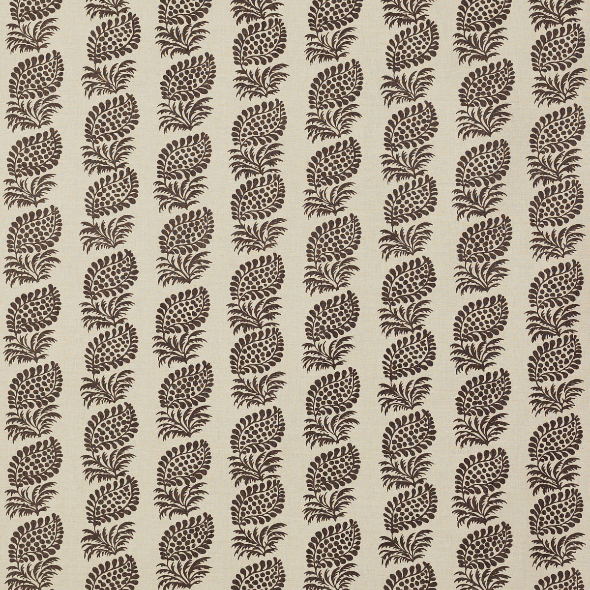 Schumacher 733N91 SADIE in EBONY Fabric - RAOUL TEXTILES