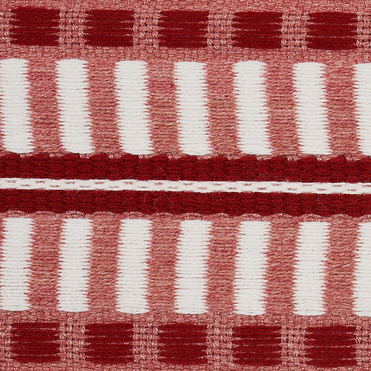 Schumacher 73634 JACOBSEN TAPE INDOOR/OUTDOOR in ROSE Trim -
