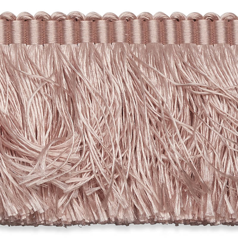 Schumacher 74596 FRANCOIS SILK BRUSH FRINGE in BLUSH Trim -
