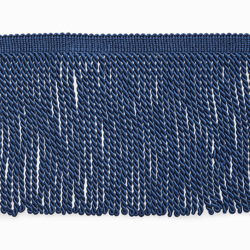 Schumacher 74742 OLIVIER SILK BULLION in NAVY Trim - LE MAX