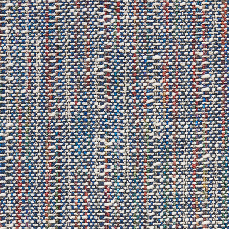 Schumacher 75040 PIEDMONT in INDIGO & MULTI Fabric - PRIMITI