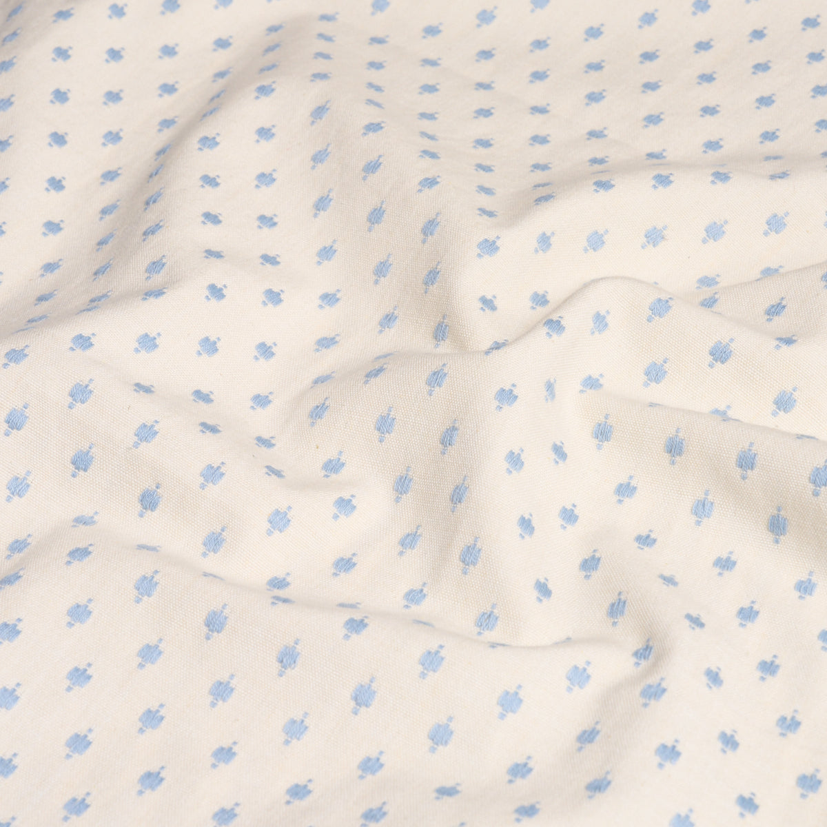 Schumacher 75532 BARLOW in SKY Fabric - NEW TRADITIONAL