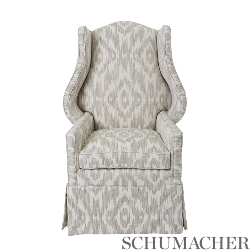 Schumacher 75551 DORSET in STONE Fabric - NEW TRADITIONAL